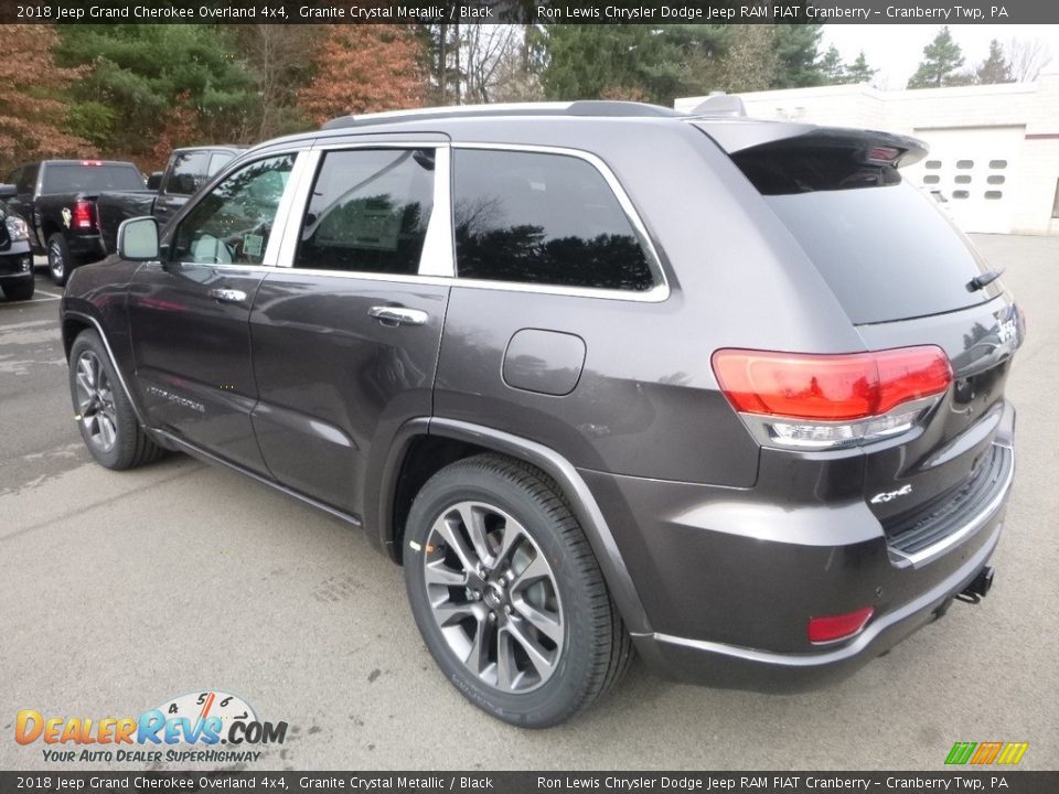 2018 Jeep Grand Cherokee Overland 4x4 Granite Crystal Metallic / Black Photo #3