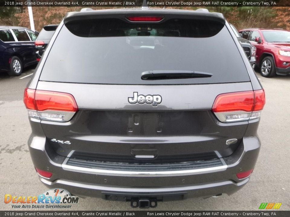 2018 Jeep Grand Cherokee Overland 4x4 Granite Crystal Metallic / Black Photo #4