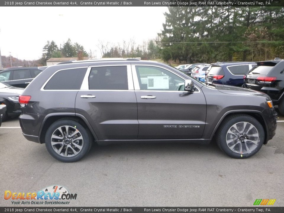 2018 Jeep Grand Cherokee Overland 4x4 Granite Crystal Metallic / Black Photo #6
