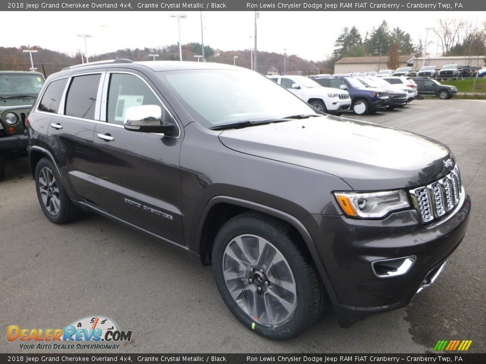 2018 Jeep Grand Cherokee Overland 4x4 Granite Crystal Metallic / Black Photo #7