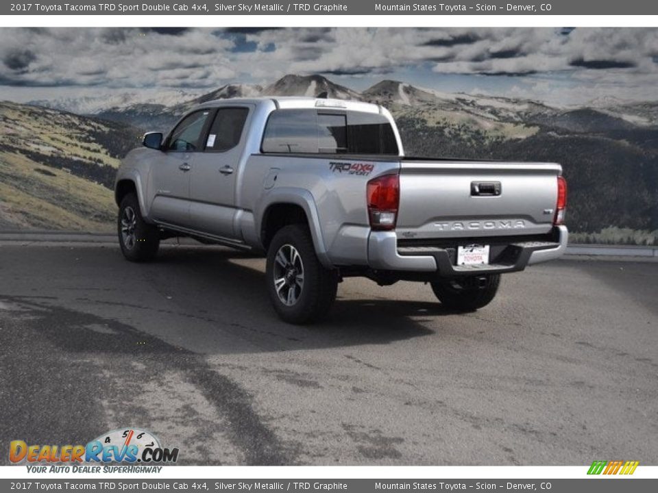 2017 Toyota Tacoma TRD Sport Double Cab 4x4 Silver Sky Metallic / TRD Graphite Photo #3