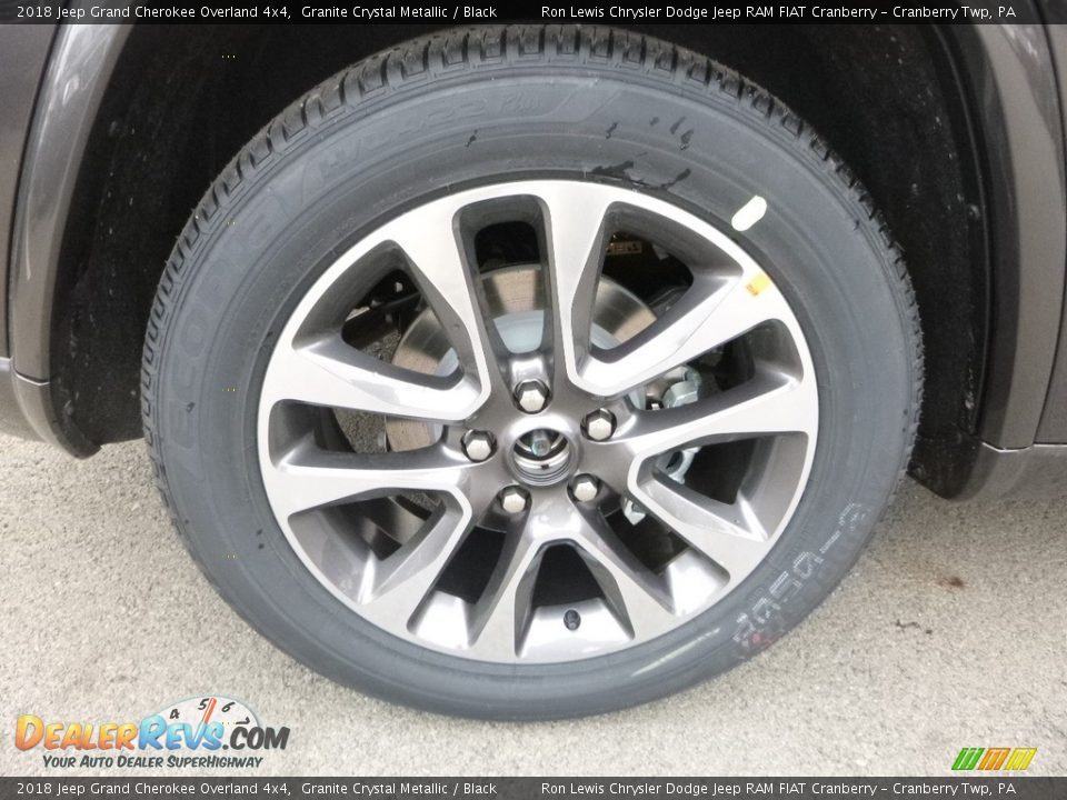 2018 Jeep Grand Cherokee Overland 4x4 Granite Crystal Metallic / Black Photo #9