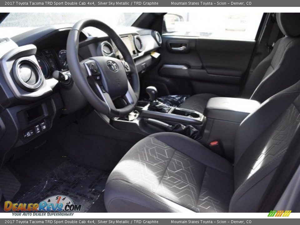 2017 Toyota Tacoma TRD Sport Double Cab 4x4 Silver Sky Metallic / TRD Graphite Photo #5