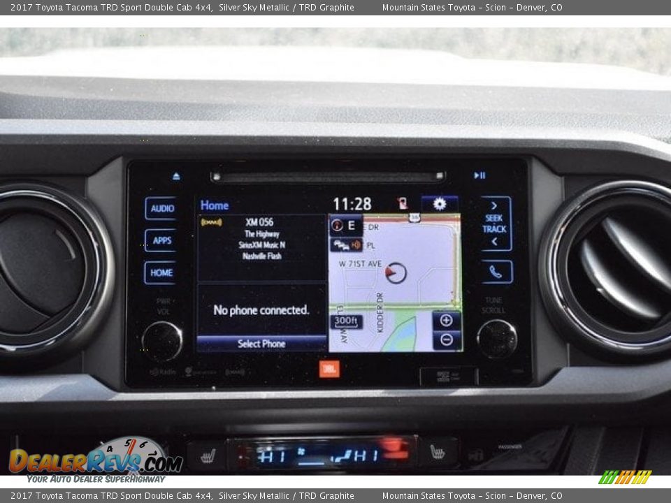 2017 Toyota Tacoma TRD Sport Double Cab 4x4 Silver Sky Metallic / TRD Graphite Photo #6