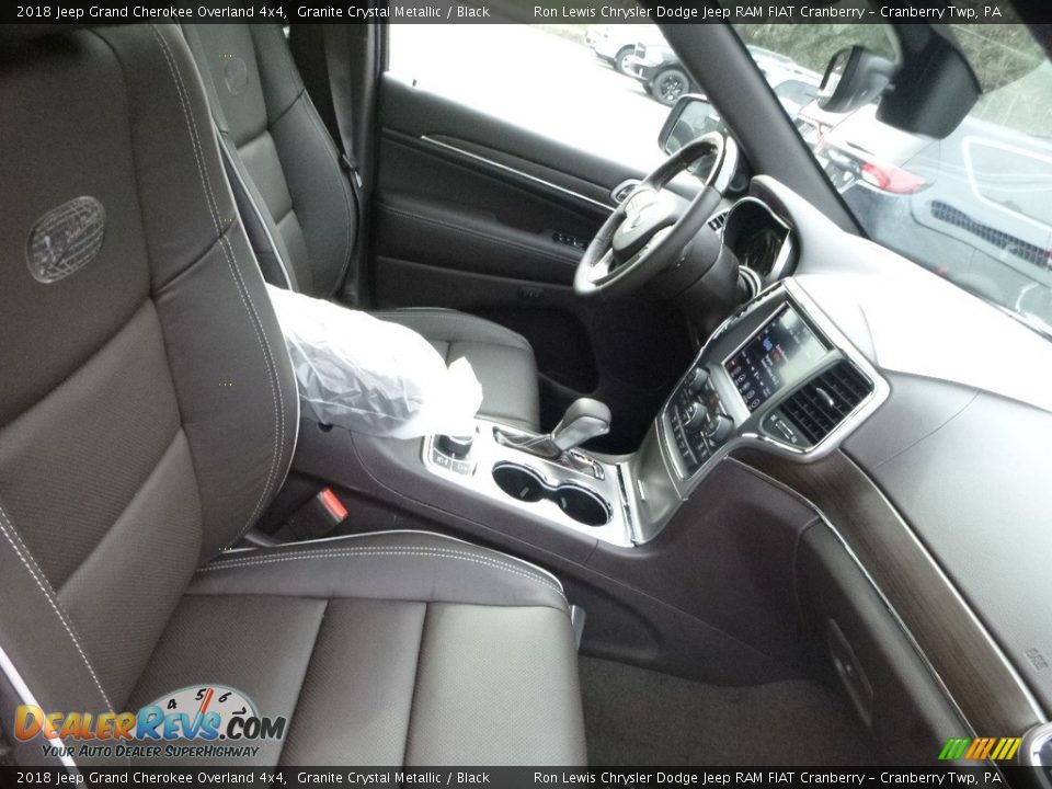 2018 Jeep Grand Cherokee Overland 4x4 Granite Crystal Metallic / Black Photo #10
