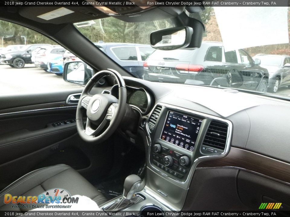 2018 Jeep Grand Cherokee Overland 4x4 Granite Crystal Metallic / Black Photo #11
