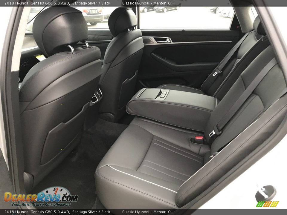 Rear Seat of 2018 Hyundai Genesis G80 5.0 AWD Photo #3