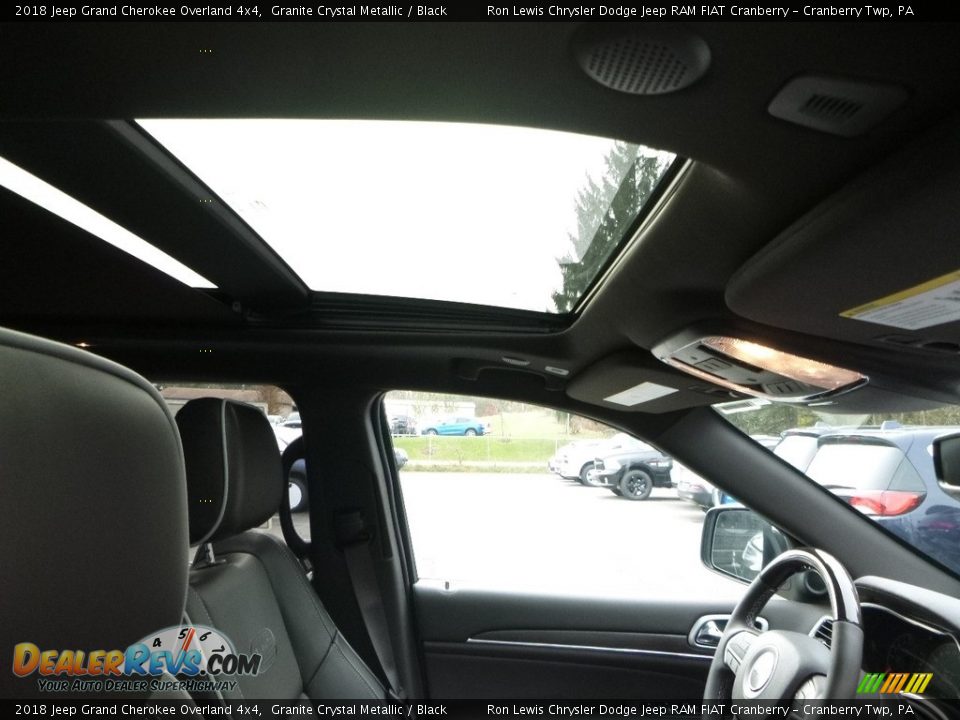 2018 Jeep Grand Cherokee Overland 4x4 Granite Crystal Metallic / Black Photo #12