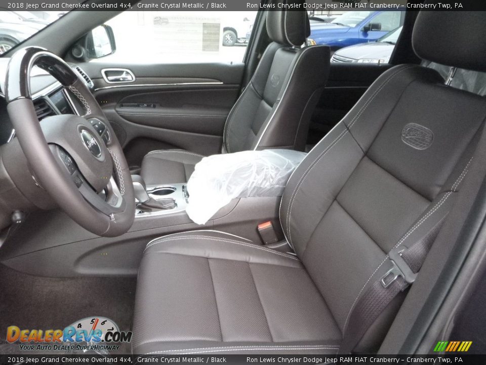 2018 Jeep Grand Cherokee Overland 4x4 Granite Crystal Metallic / Black Photo #14