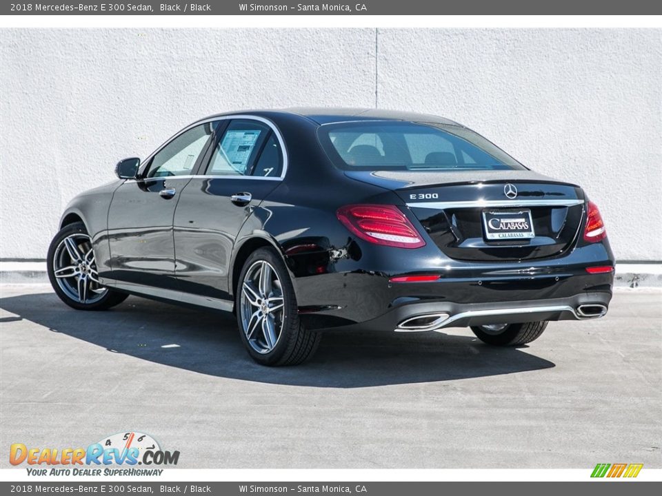 2018 Mercedes-Benz E 300 Sedan Black / Black Photo #2