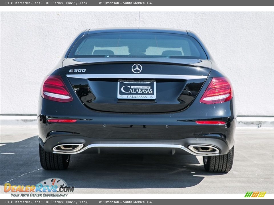 2018 Mercedes-Benz E 300 Sedan Black / Black Photo #3