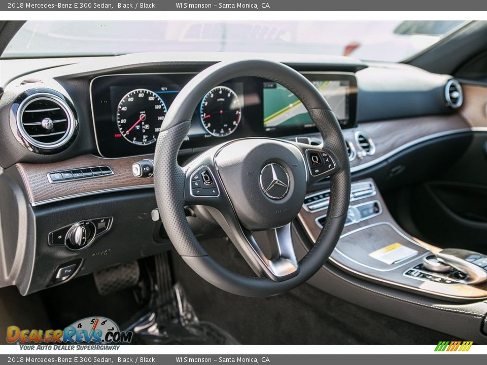 2018 Mercedes-Benz E 300 Sedan Black / Black Photo #5