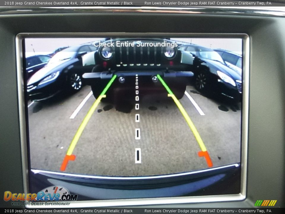 2018 Jeep Grand Cherokee Overland 4x4 Granite Crystal Metallic / Black Photo #19