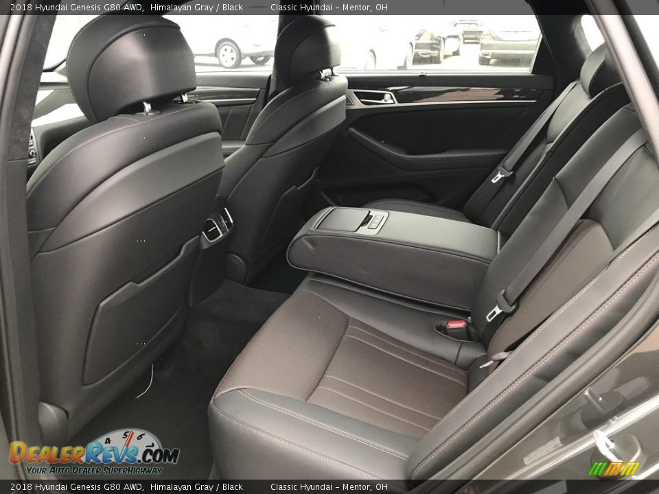 Rear Seat of 2018 Hyundai Genesis G80 AWD Photo #3