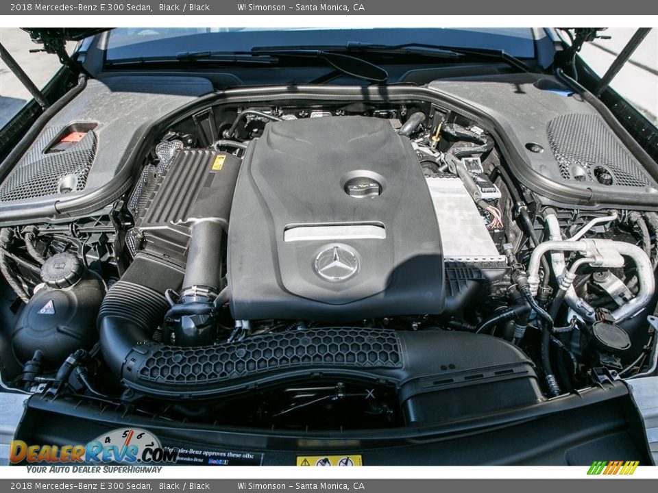 2018 Mercedes-Benz E 300 Sedan Black / Black Photo #8