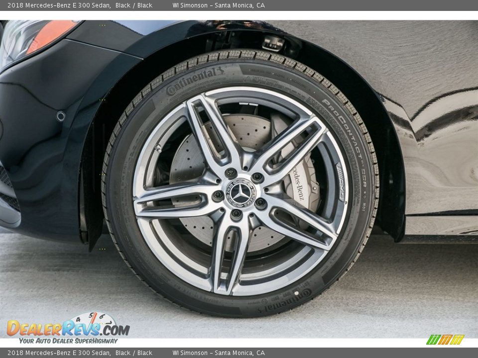 2018 Mercedes-Benz E 300 Sedan Black / Black Photo #9