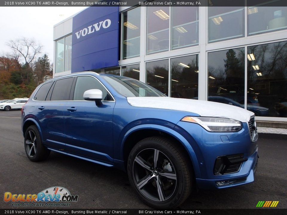 Front 3/4 View of 2018 Volvo XC90 T6 AWD R-Design Photo #1