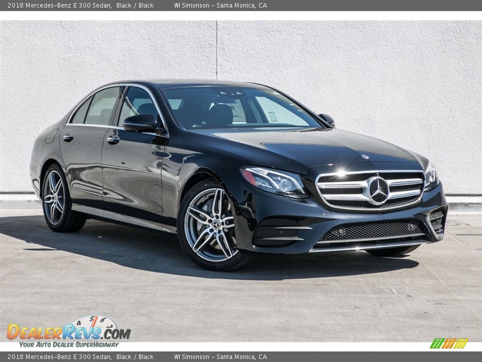 2018 Mercedes-Benz E 300 Sedan Black / Black Photo #12