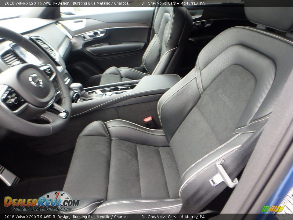 Front Seat of 2018 Volvo XC90 T6 AWD R-Design Photo #7