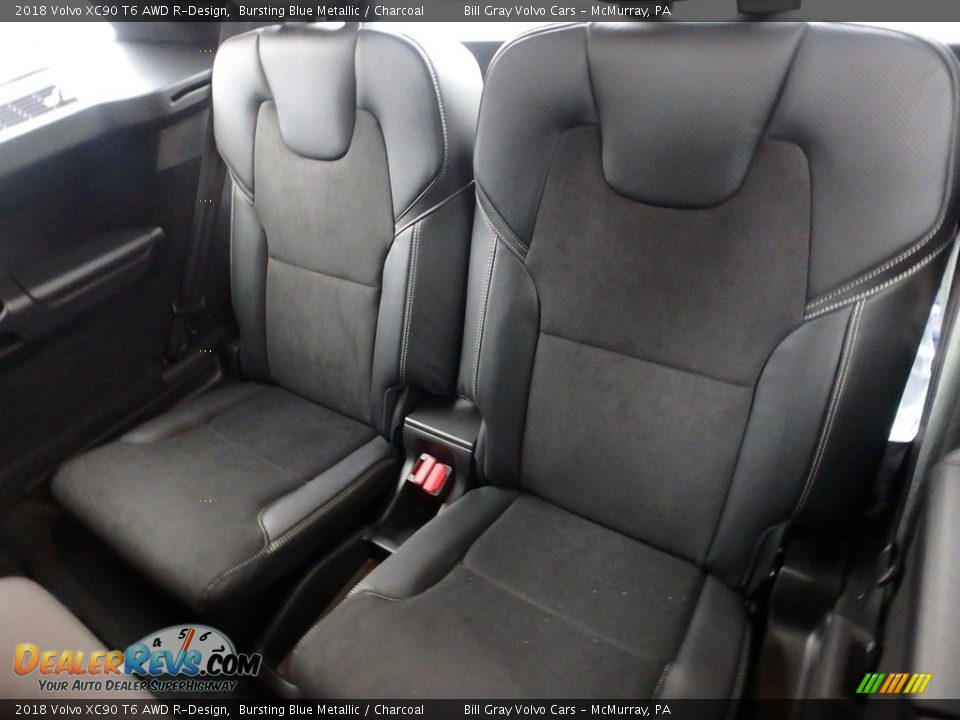 Rear Seat of 2018 Volvo XC90 T6 AWD R-Design Photo #9