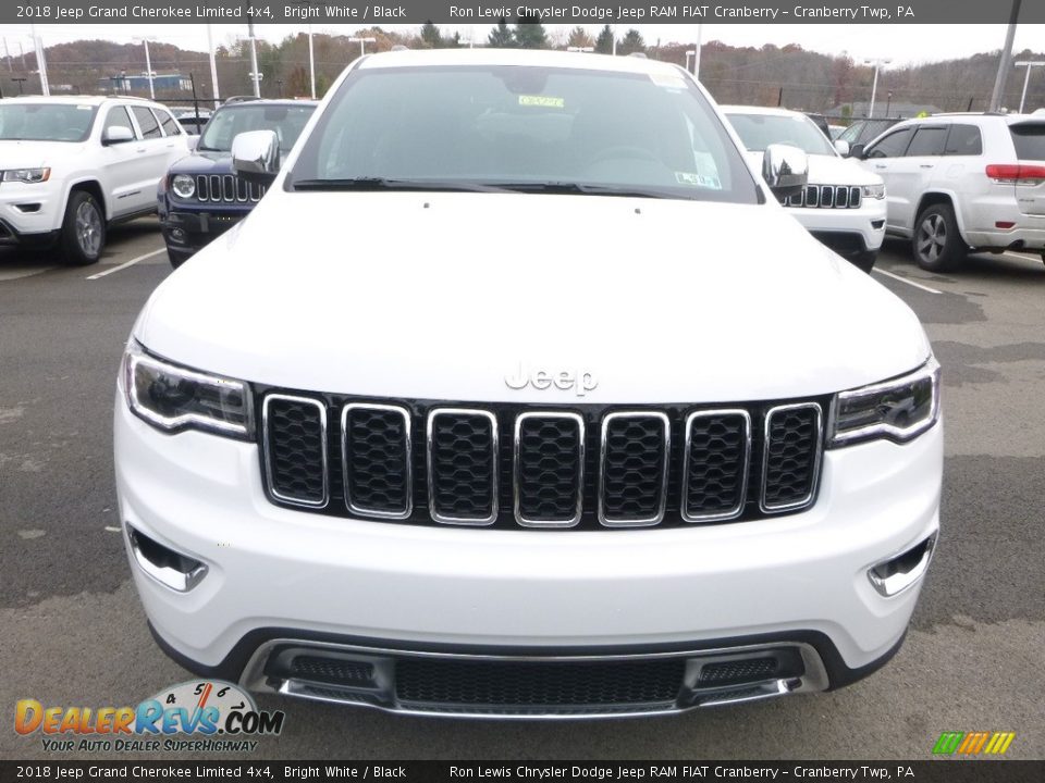 2018 Jeep Grand Cherokee Limited 4x4 Bright White / Black Photo #8