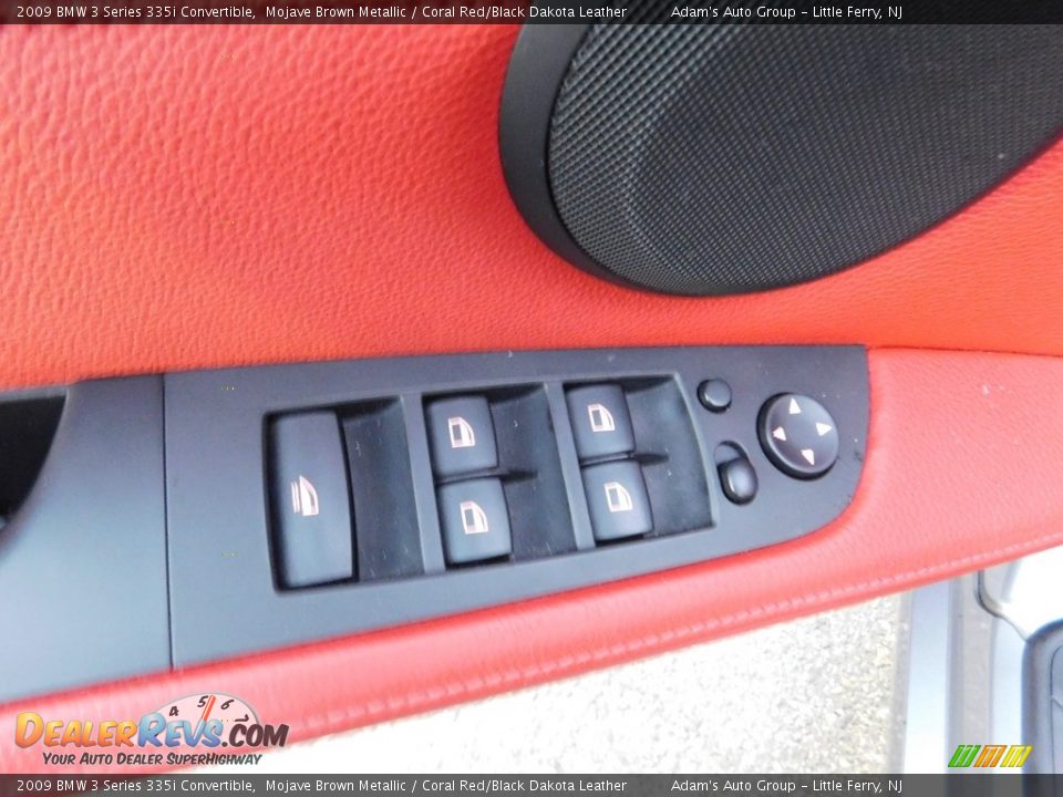 2009 BMW 3 Series 335i Convertible Mojave Brown Metallic / Coral Red/Black Dakota Leather Photo #10