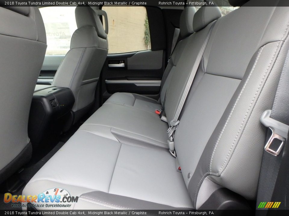 Rear Seat of 2018 Toyota Tundra Limited Double Cab 4x4 Photo #7