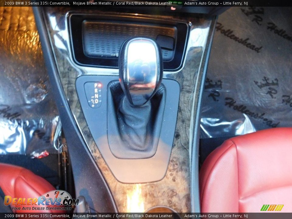 2009 BMW 3 Series 335i Convertible Mojave Brown Metallic / Coral Red/Black Dakota Leather Photo #17
