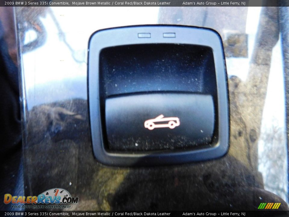2009 BMW 3 Series 335i Convertible Mojave Brown Metallic / Coral Red/Black Dakota Leather Photo #18