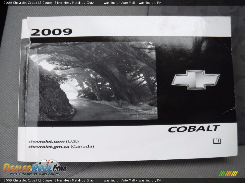 2009 Chevrolet Cobalt LS Coupe Silver Moss Metallic / Gray Photo #18