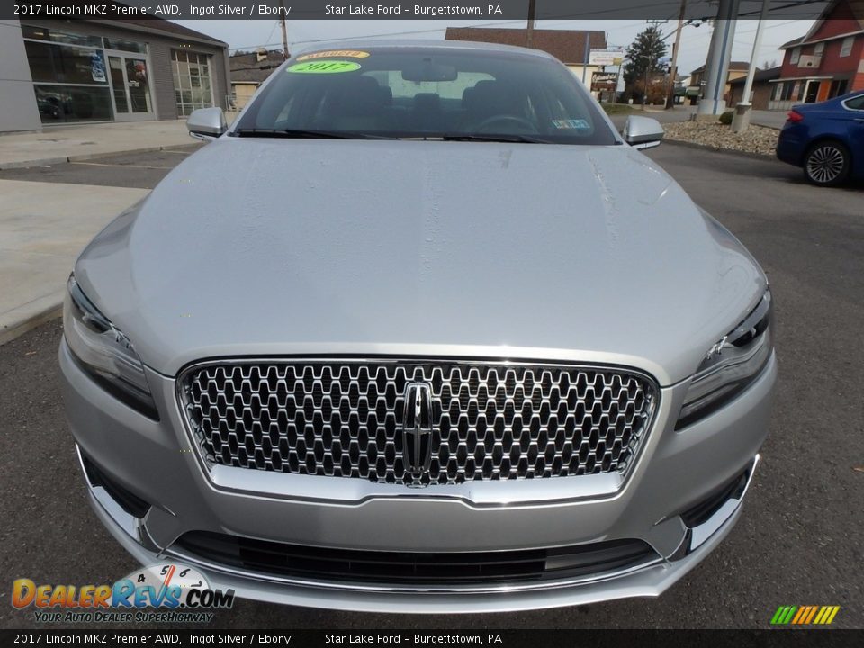 2017 Lincoln MKZ Premier AWD Ingot Silver / Ebony Photo #2