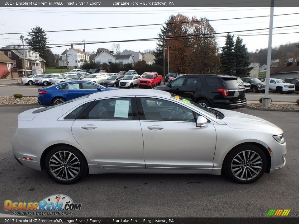 2017 Lincoln MKZ Premier AWD Ingot Silver / Ebony Photo #4