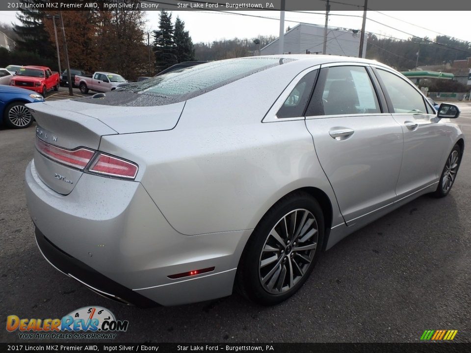 2017 Lincoln MKZ Premier AWD Ingot Silver / Ebony Photo #5