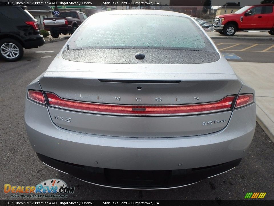 2017 Lincoln MKZ Premier AWD Ingot Silver / Ebony Photo #6