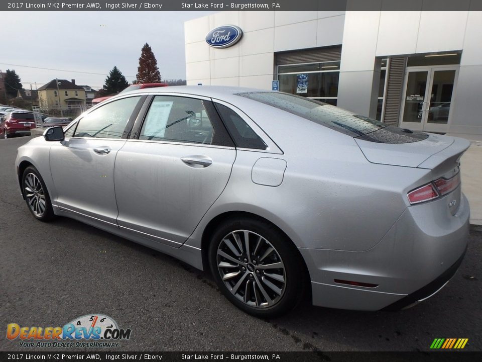 2017 Lincoln MKZ Premier AWD Ingot Silver / Ebony Photo #7