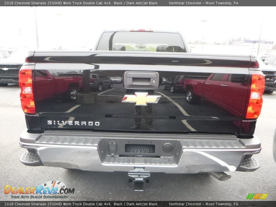 2018 Chevrolet Silverado 2500HD Work Truck Double Cab 4x4 Black / Dark Ash/Jet Black Photo #4