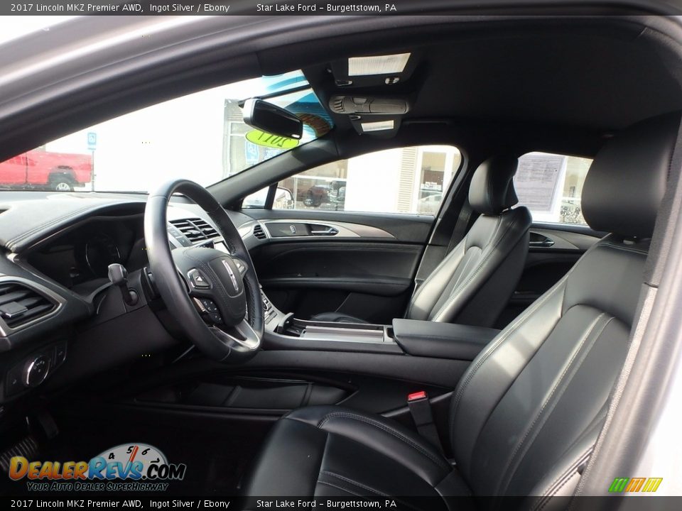 Front Seat of 2017 Lincoln MKZ Premier AWD Photo #9