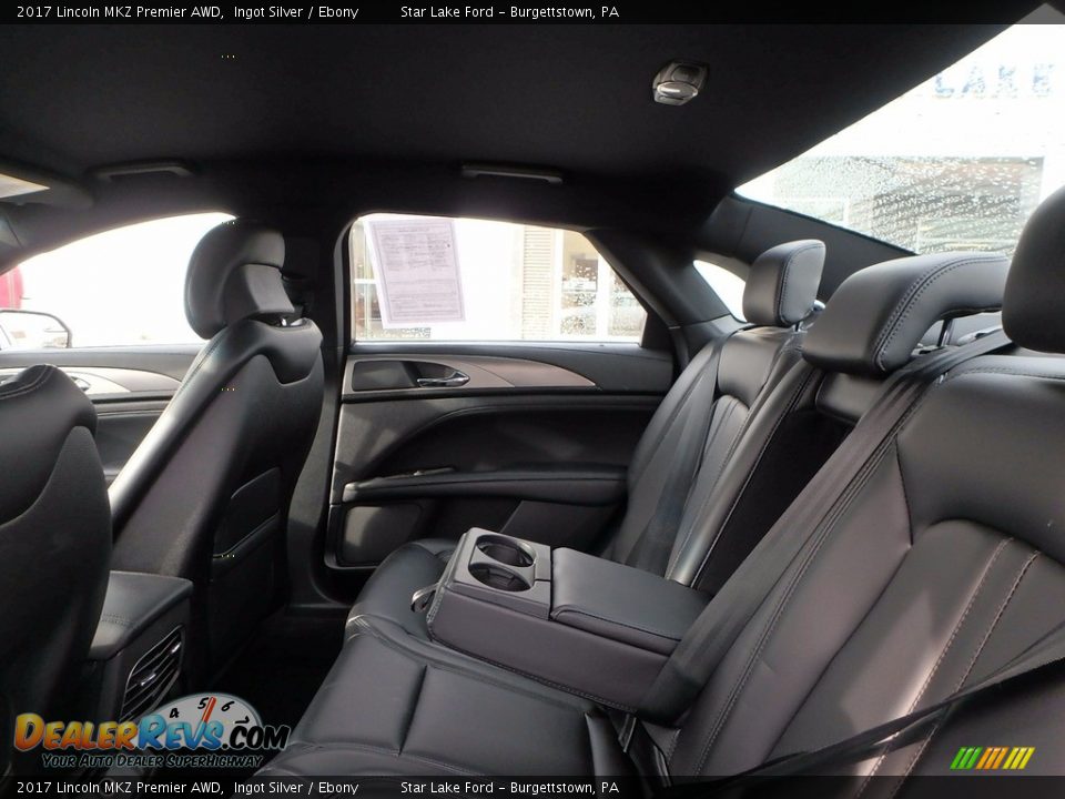 Rear Seat of 2017 Lincoln MKZ Premier AWD Photo #10
