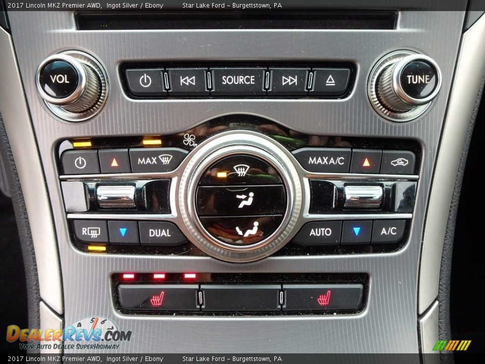 Controls of 2017 Lincoln MKZ Premier AWD Photo #16