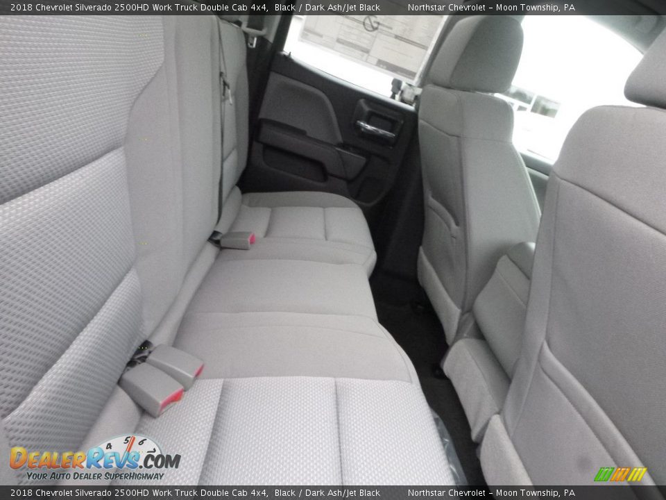 2018 Chevrolet Silverado 2500HD Work Truck Double Cab 4x4 Black / Dark Ash/Jet Black Photo #12