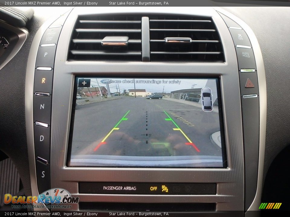 2017 Lincoln MKZ Premier AWD Ingot Silver / Ebony Photo #17