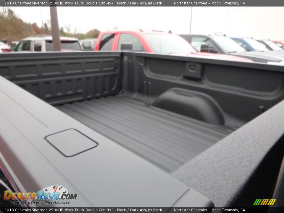 2018 Chevrolet Silverado 2500HD Work Truck Double Cab 4x4 Black / Dark Ash/Jet Black Photo #13
