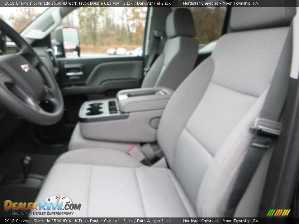 2018 Chevrolet Silverado 2500HD Work Truck Double Cab 4x4 Black / Dark Ash/Jet Black Photo #15