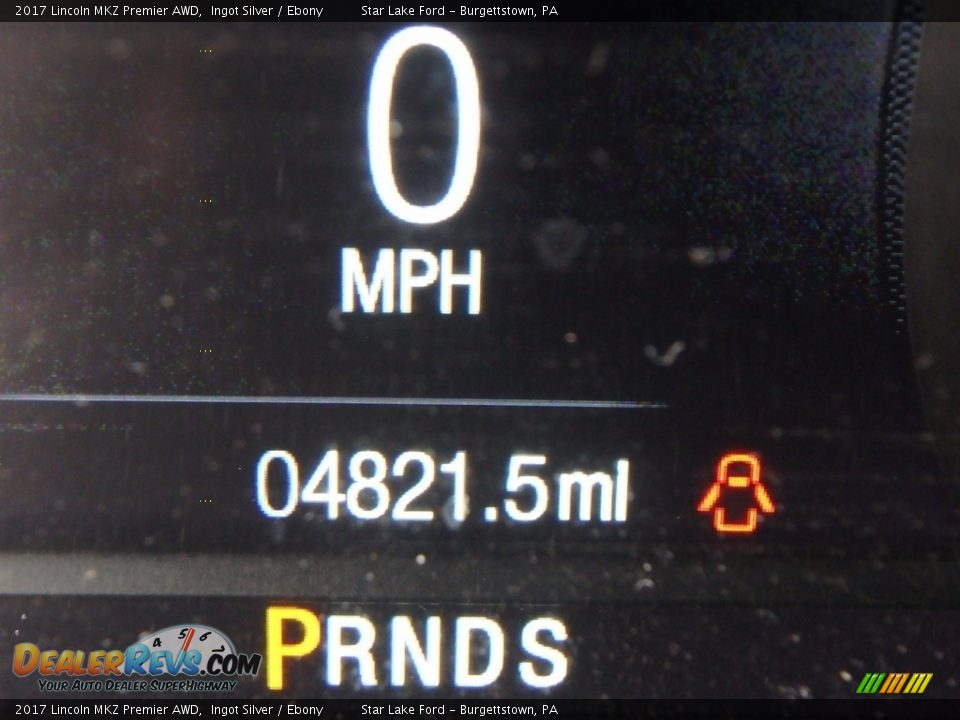 2017 Lincoln MKZ Premier AWD Ingot Silver / Ebony Photo #20