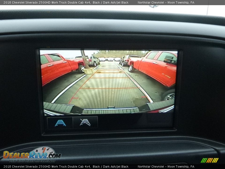 2018 Chevrolet Silverado 2500HD Work Truck Double Cab 4x4 Black / Dark Ash/Jet Black Photo #18