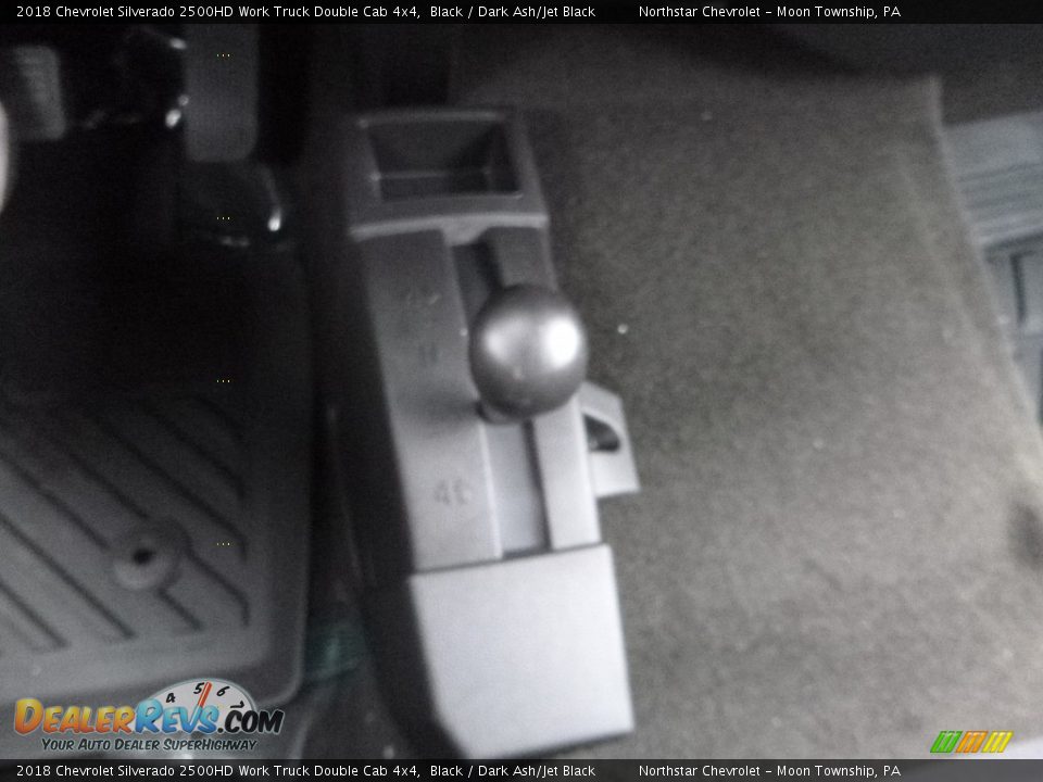 2018 Chevrolet Silverado 2500HD Work Truck Double Cab 4x4 Black / Dark Ash/Jet Black Photo #20