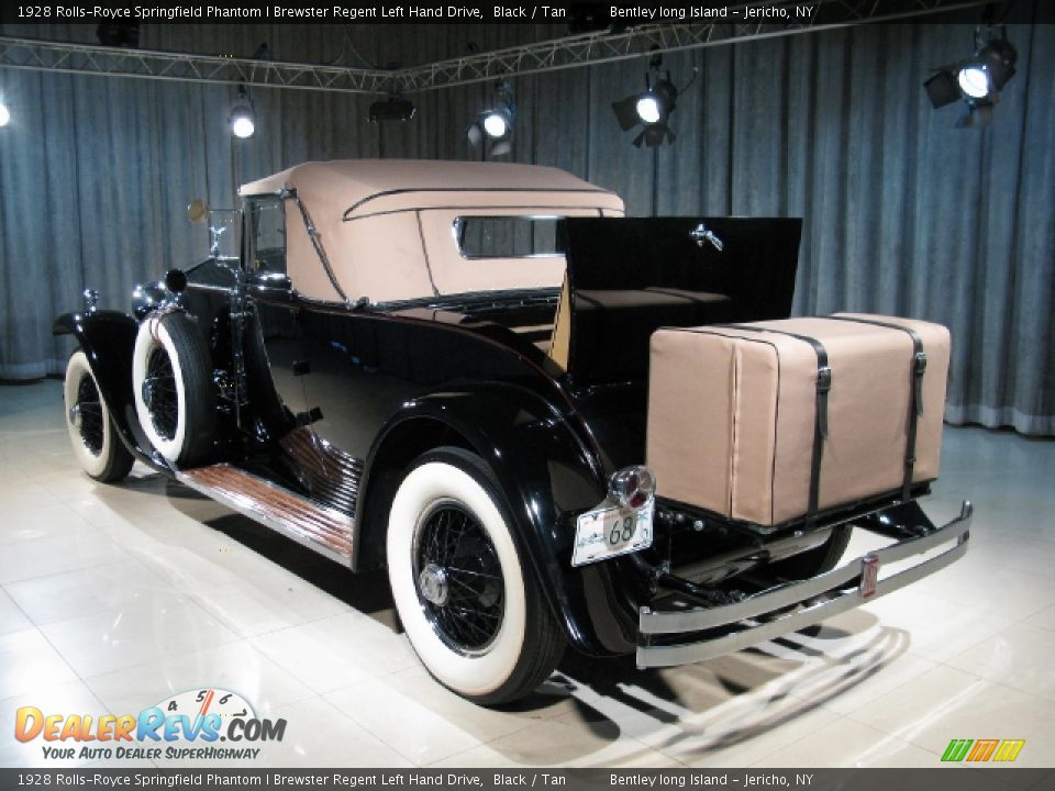 1928 Rolls-Royce Springfield Phantom I Brewster Regent Left Hand Drive Black / Tan Photo #3