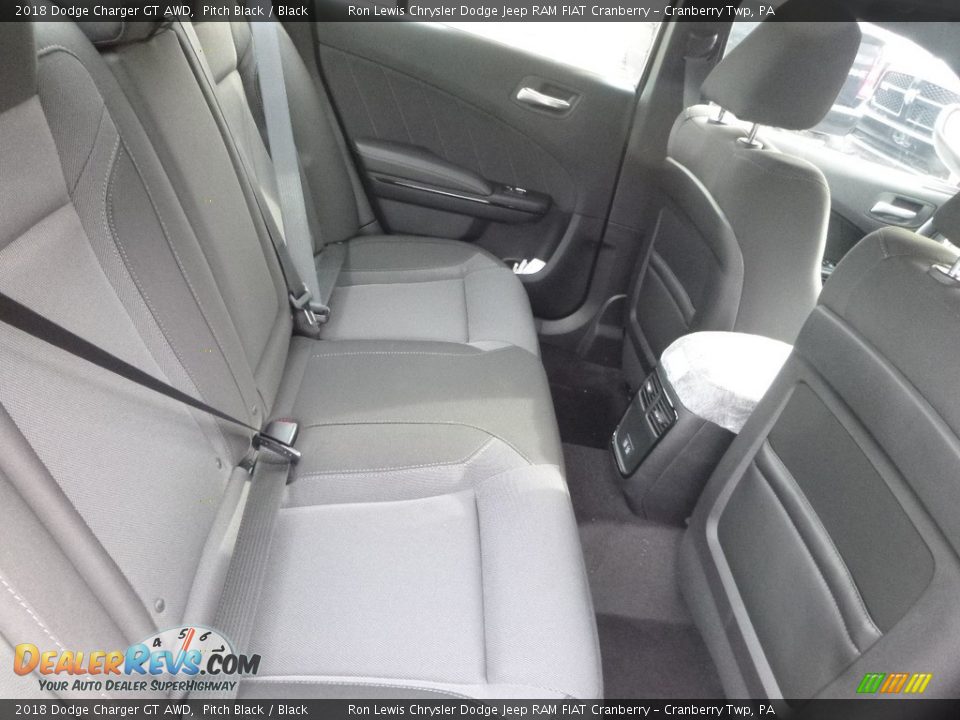 2018 Dodge Charger GT AWD Pitch Black / Black Photo #13