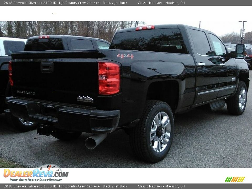 2018 Chevrolet Silverado 2500HD High Country Crew Cab 4x4 Black / Jet Black Photo #3