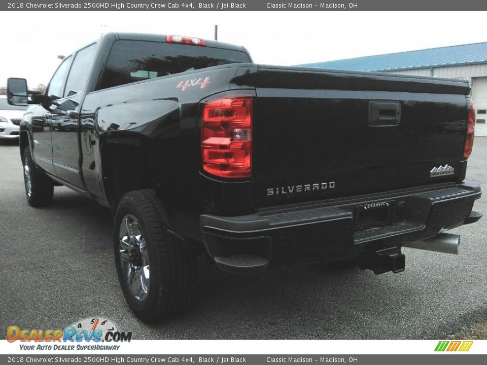 2018 Chevrolet Silverado 2500HD High Country Crew Cab 4x4 Black / Jet Black Photo #4